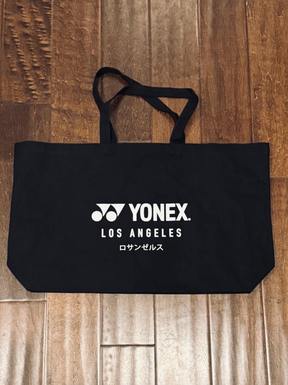 Yonex Los Angeles Black Canvas Tote Bag
